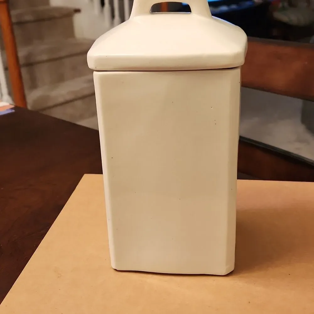 Schweiz Vintage German-Made Tall Coffee Canister